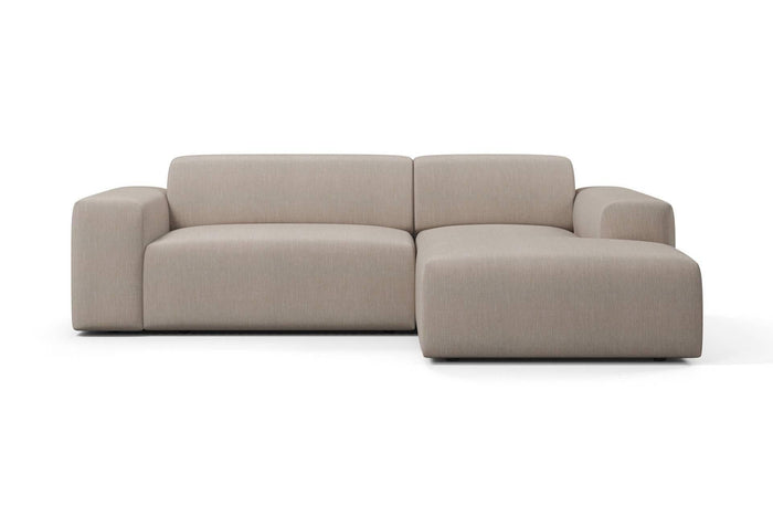 NADUVI Collection Nina Hoekbank Rechts - Linnen - Beige