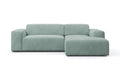 NADUVI Collection Nina Hoekbank Rechts - Velvet - Mintgroen