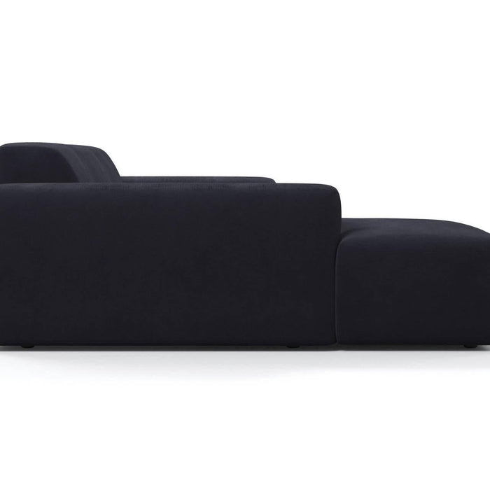 NADUVI Collection Nina Hoekbank Links - Velvet - Marineblauw
