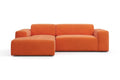 NADUVI Collection Nina Hoekbank Links - Velvet - Oranje