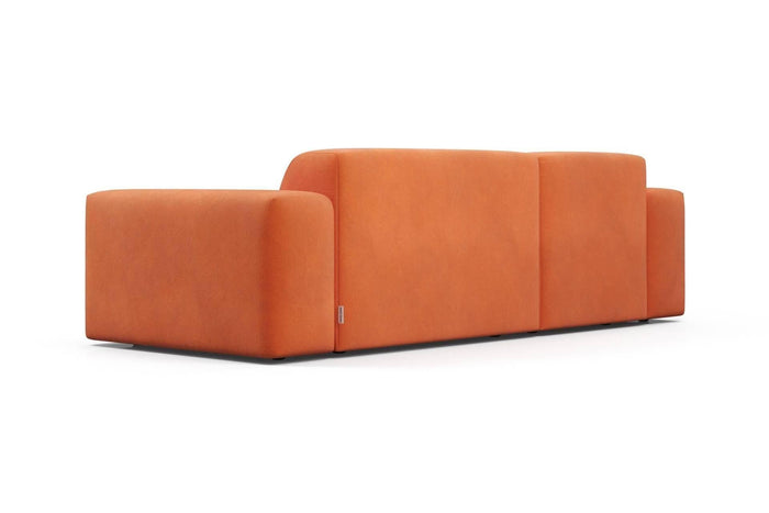 NADUVI Collection Nina Hoekbank Links - Velvet - Oranje