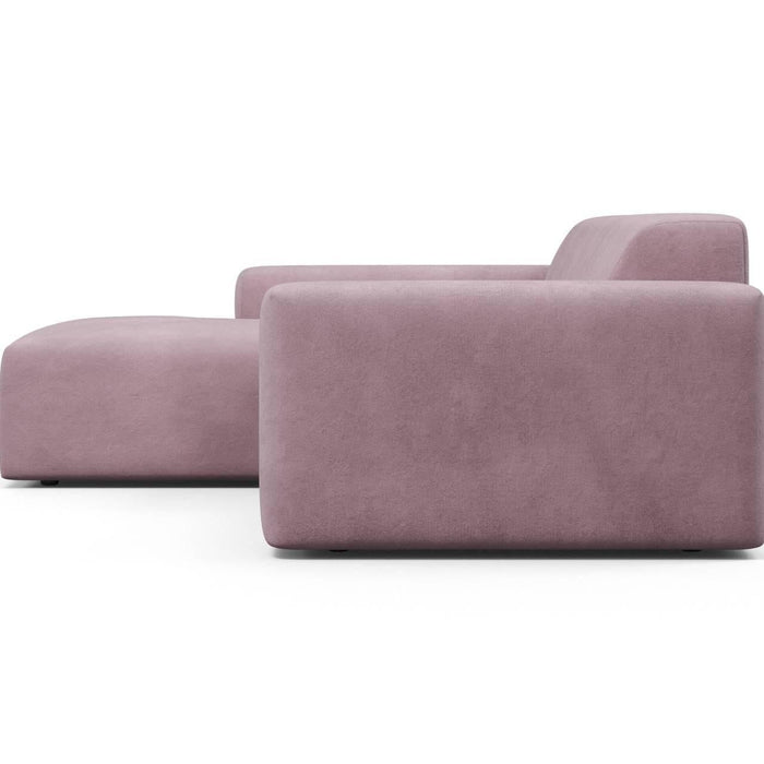 NADUVI Collection Nina Hoekbank Links - Velvet - Lila