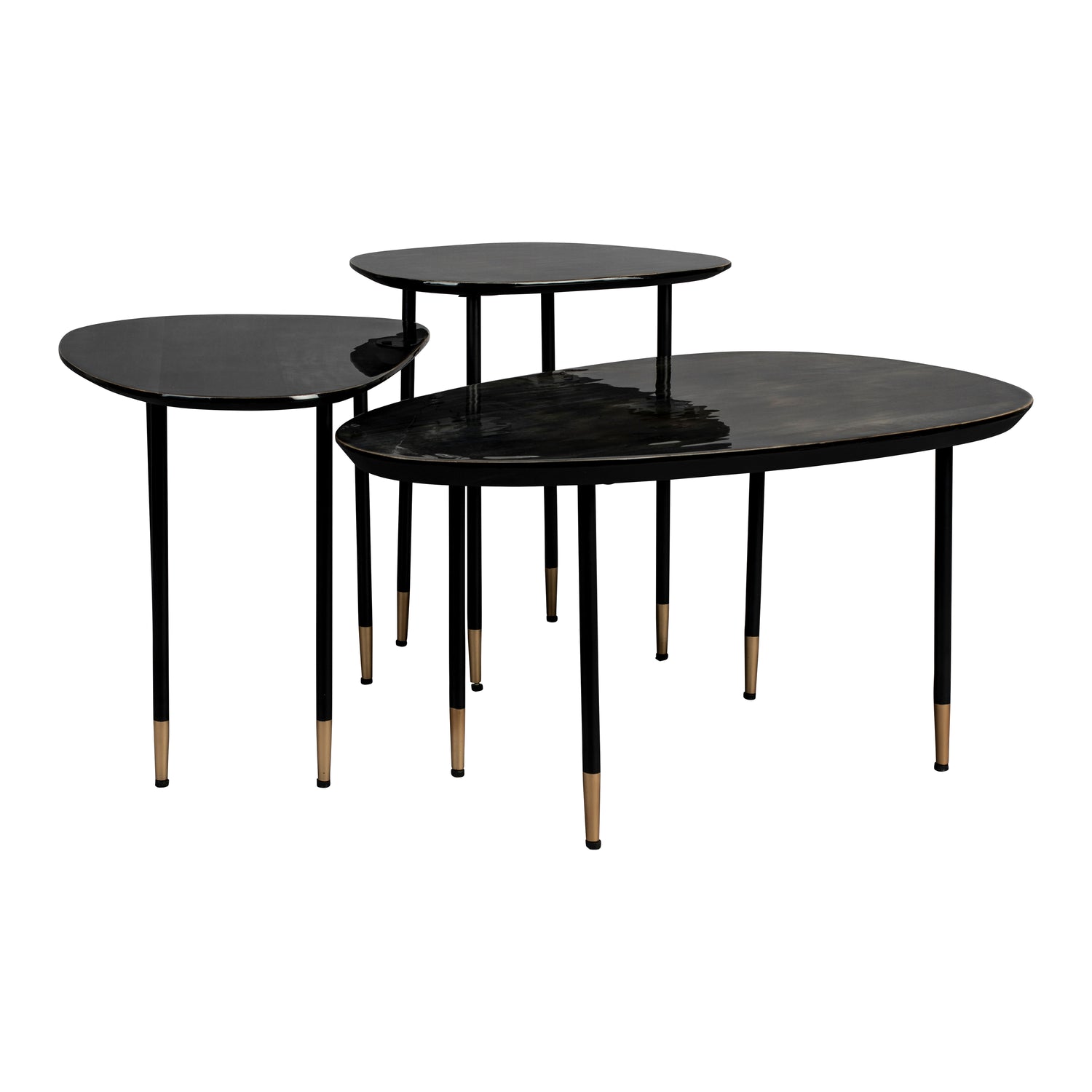 Dutchbone Phyllis Bijzettafel - Set van 3