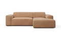 NADUVI Collection Nina Hoekbank Rechts - Velvet - Camel bruin
