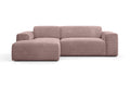 NADUVI Collection Nina Hoekbank Links - Ribstof - Lila