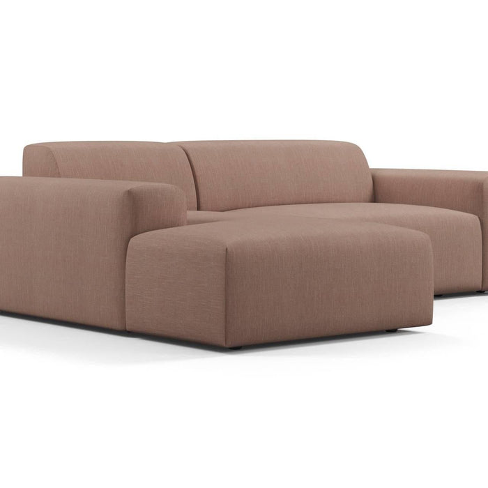 NADUVI Collection Nina Hoekbank Links - Linnen - Oudroze