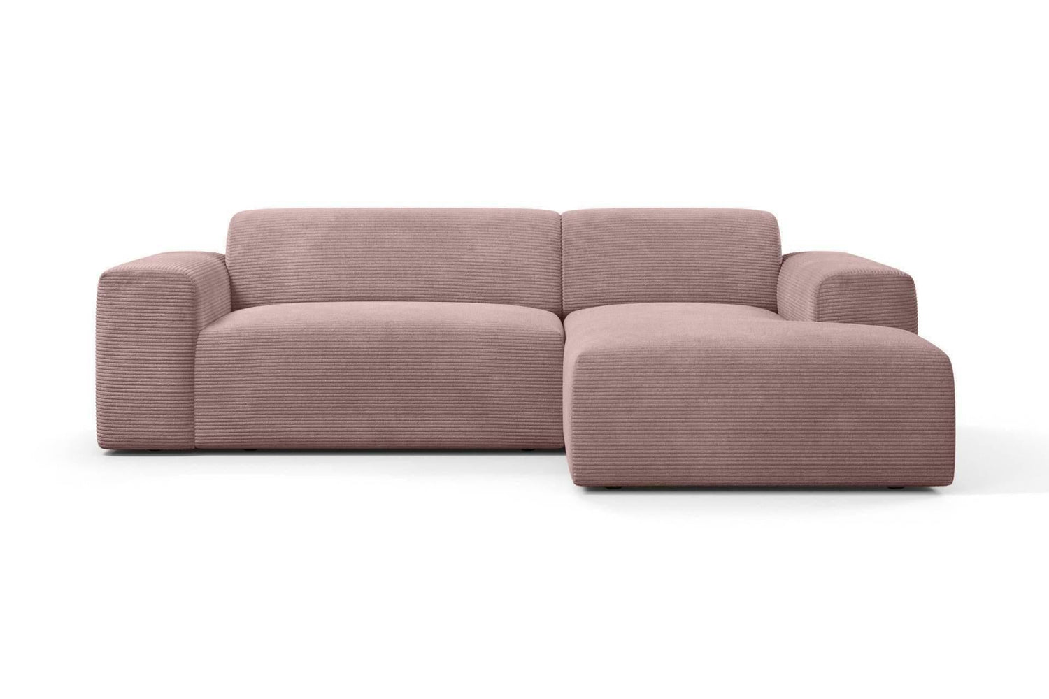 NADUVI Collection Nina Hoekbank Rechts - Ribstof - Lila