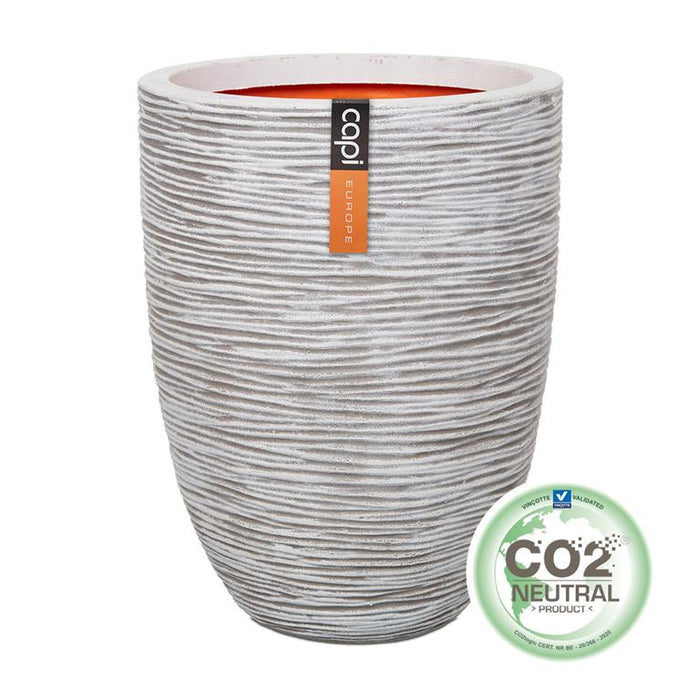 Capi Europe Nature Rib Vaas Elegant Laag 47 cm