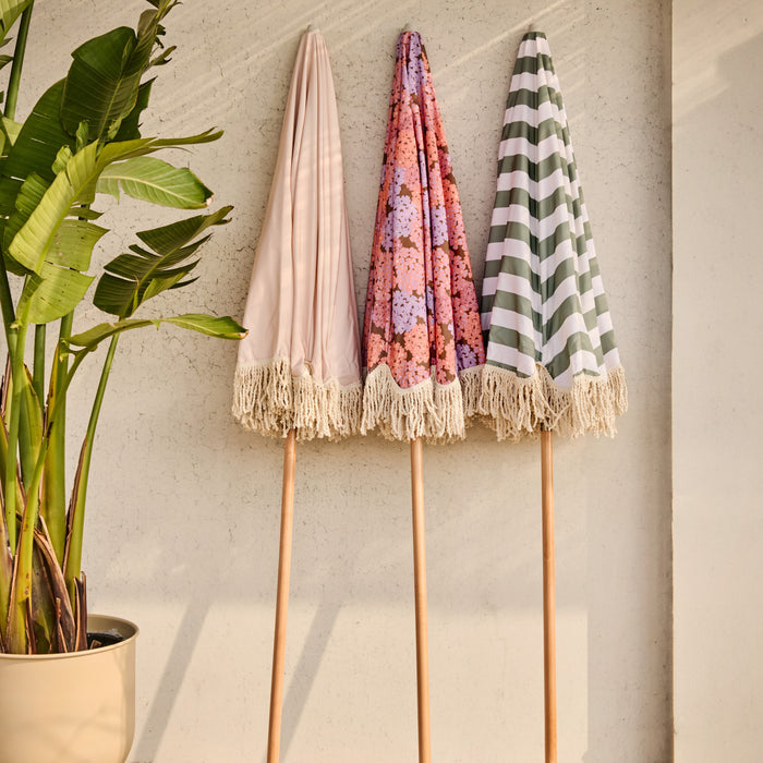 by fonQ basic Tassel Parasol Ø 200 cm - Crème Latte