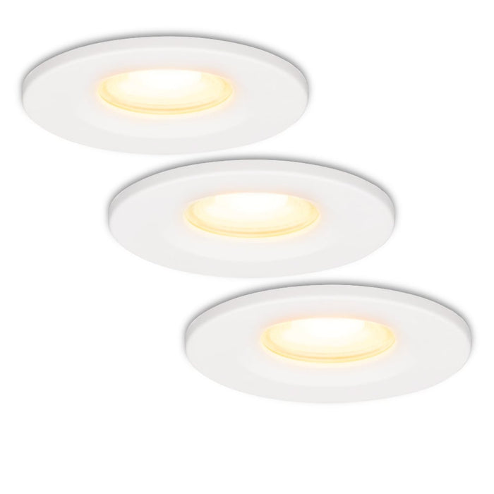 HOFTRONIC 3x Venezia - LED Inbouwspots Badkamer IP65 Wit