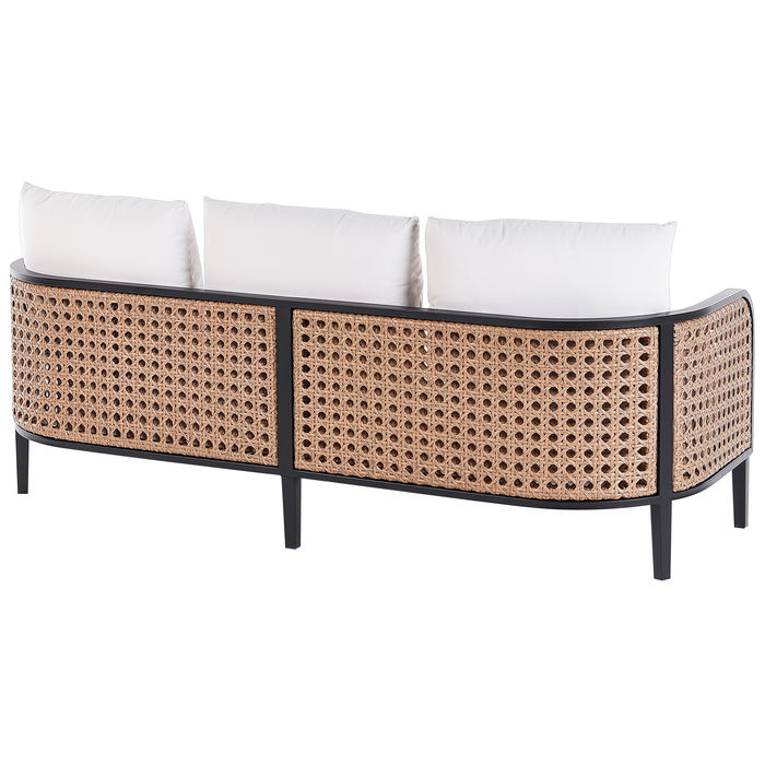 Beliani - MONTEFALCO - Loungeset 5-zits - Wit - Aluminium
