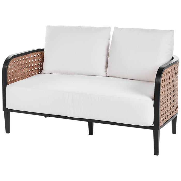 Beliani - MONTEFALCO - Loungeset 4-zits - Wit - Aluminium