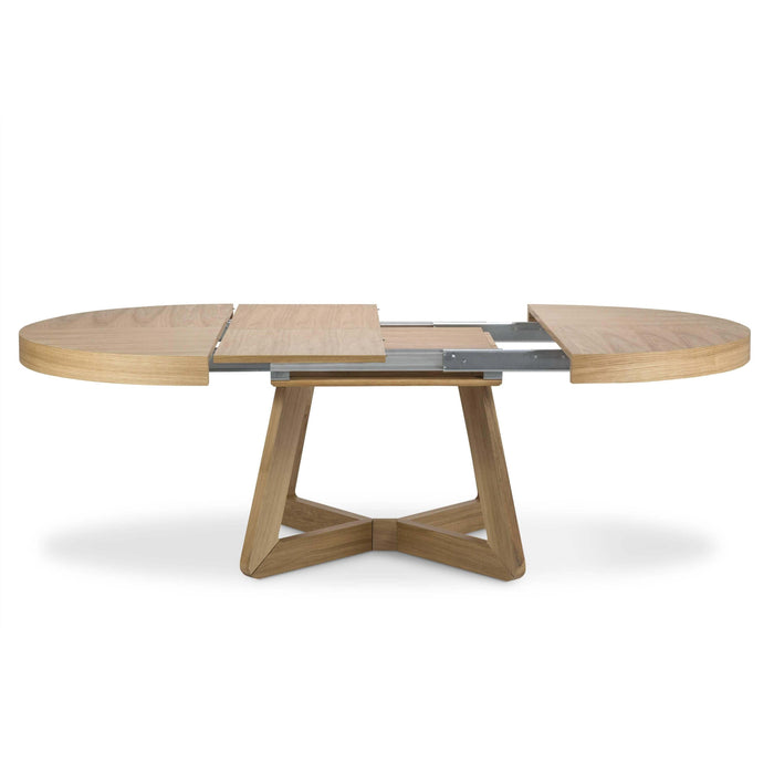 Windsor & Co Bodil Eettafel Uitschuifbaar Ø 130/230 cm - Naturel Eiken