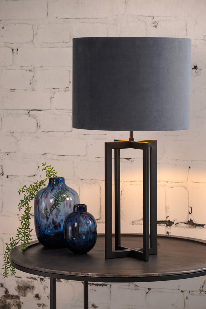 Light &amp; Living Lampvoet Mace - Zwart - 21x46cm