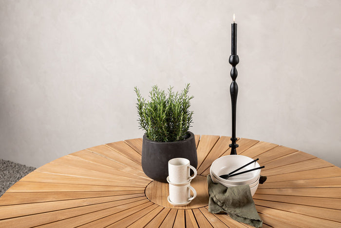 Rebellenclub Tonga Tuintafel - ø140cm - Wit