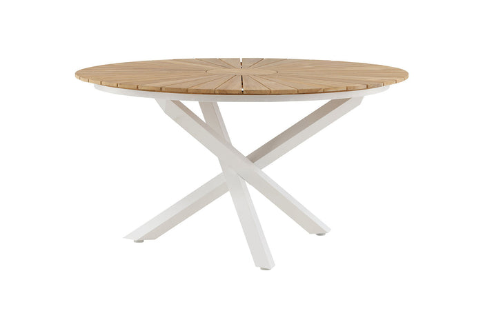 Rebellenclub Tonga Tuintafel - ø140cm - Wit