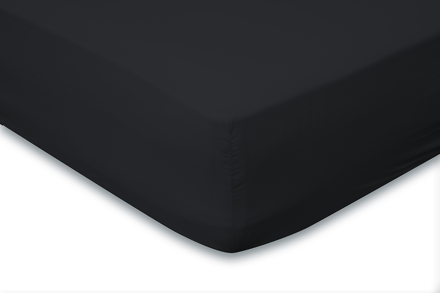 Elegance Hoeslaken Katoen Perkal 35cm Hoekhoogte zwart