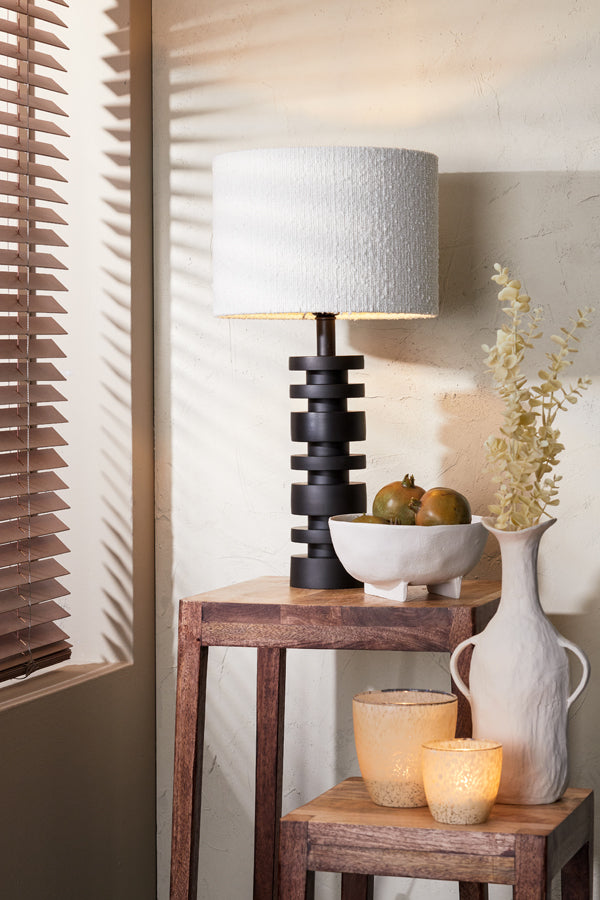 Light & Living - Lampenkap BOLERO - Ø30x21cm - Wit