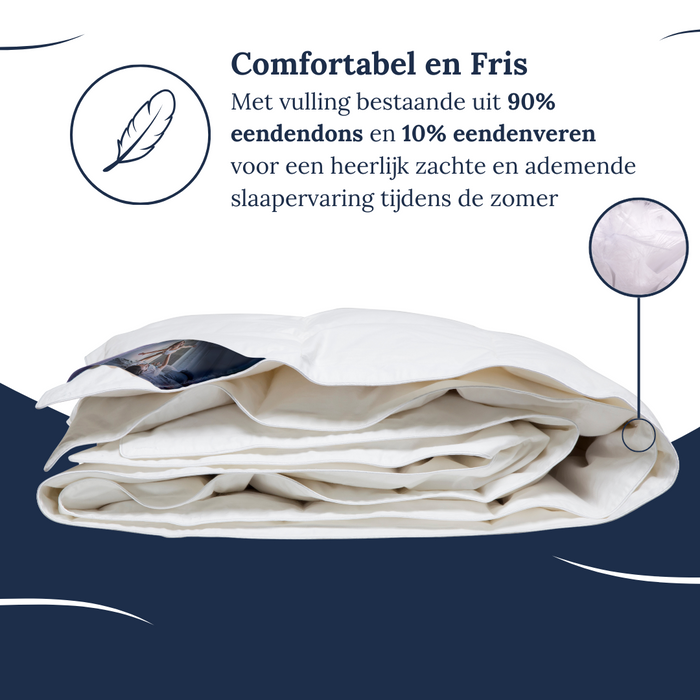 Ten Cate Dekbed - Zomerdekbed - 90% Eendendons - Dekbed 260x220 cm