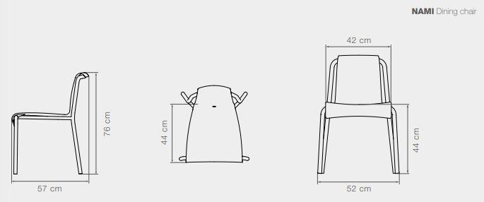 Nami tuinstoel black