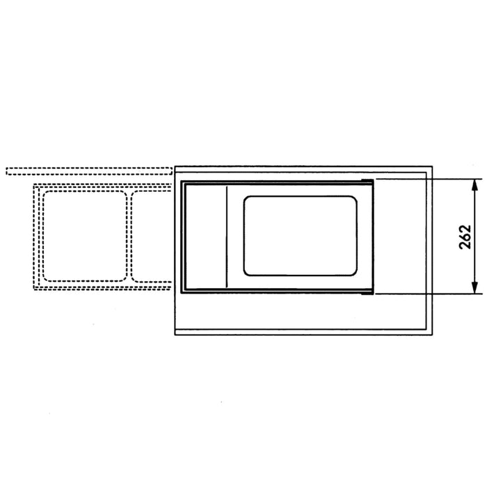 Hailo Multi-Box Duo L Inbouwprullenbak - 2x14L - wit