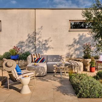 Woood Chios Loungebank - Zand - Rechts