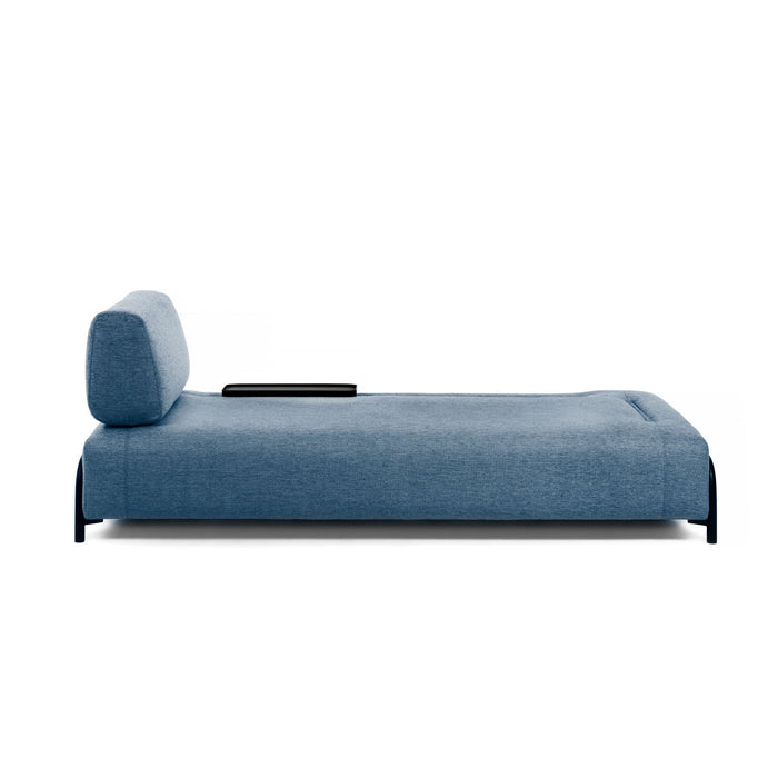 Kave Home - 3-zitsbank Compo blauw met klein dienblad 232 cm
