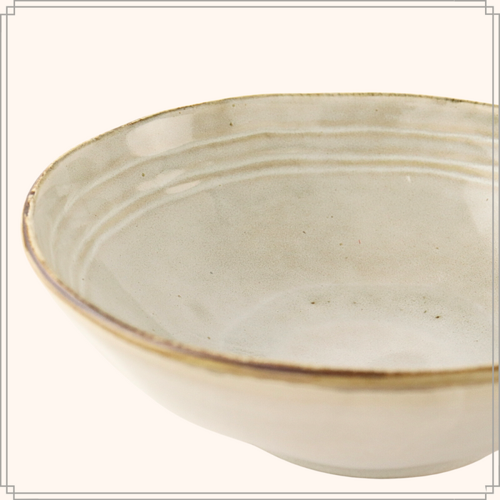 OTIX Soepkommen 6 Persoons Beige 15cm Soeptassen Keramiek LILY