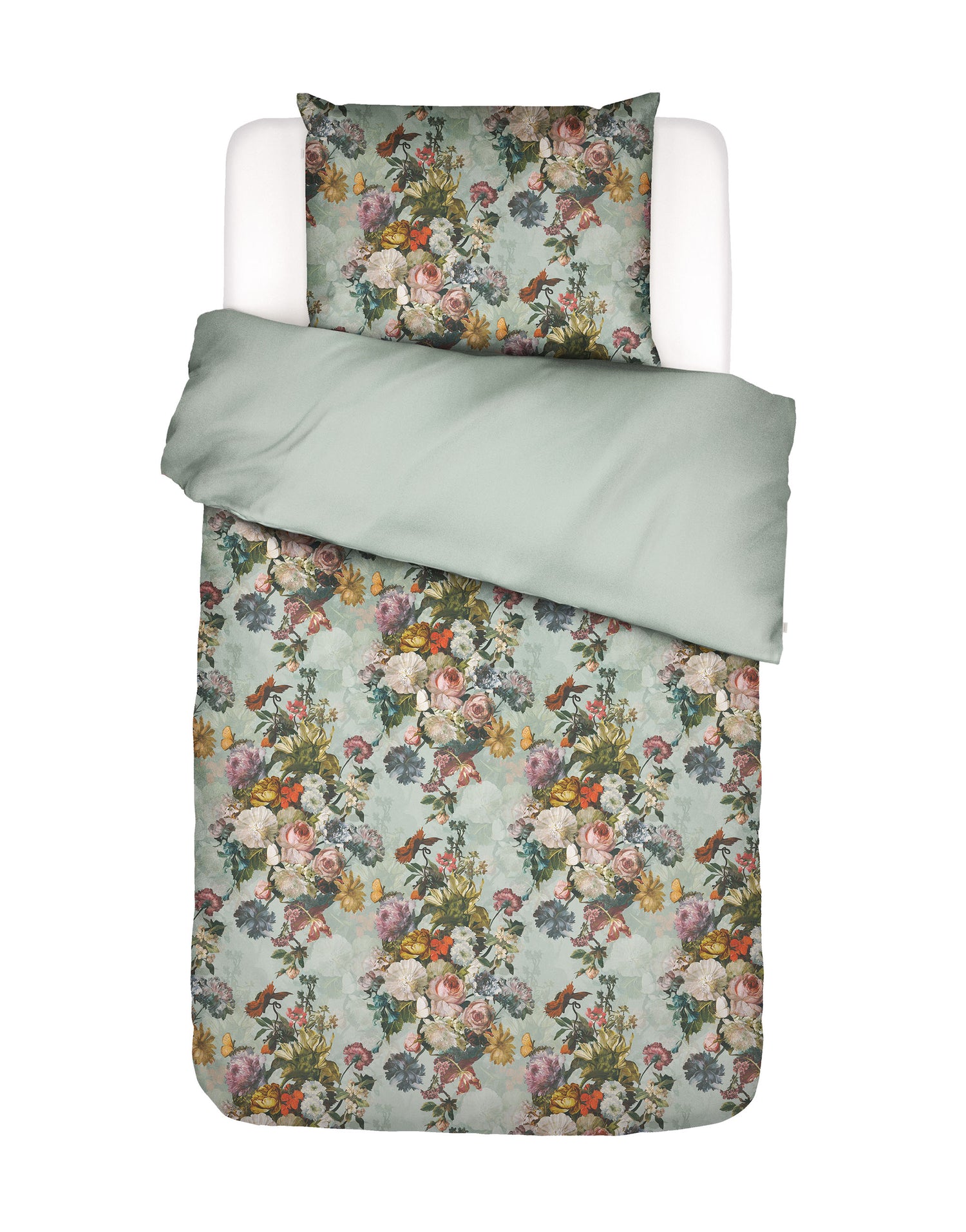 Essenza Karli Dekbedovertrek 140 x 220 cm - Mineral green