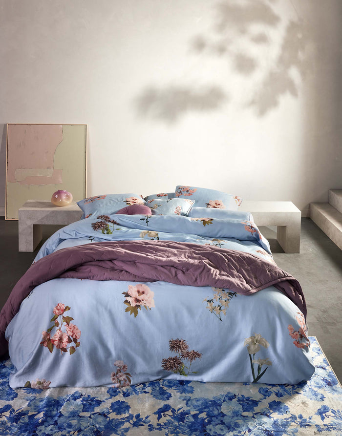 Essenza Annebella Dekbedovertrek 140 x 220 cm - Zen blue
