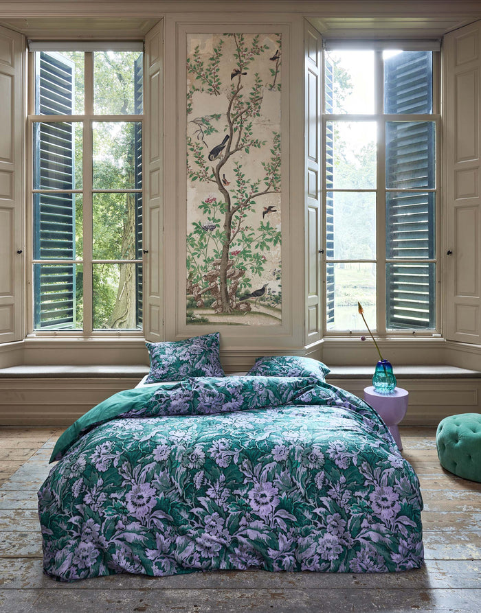 Essenza Yfke Dekbedovertrek 200 x 220 cm - Easy green