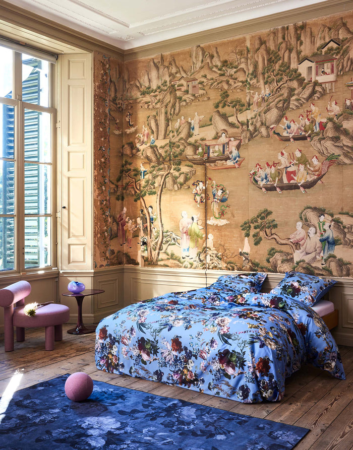 Essenza Isabella Dekbedovertrek 200 x 220 cm - Azur blue