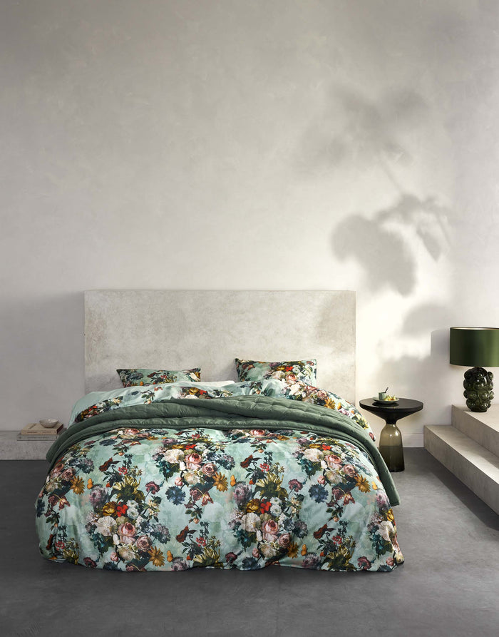 Essenza Karli Dekbedovertrek 240 x 220 cm - Mineral green