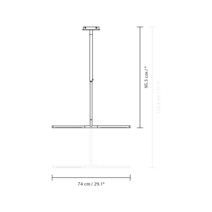 Umage Omni plafondlamp LED messing