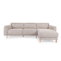 Kave Home - Singa 3-zitsbank met chaise longue rechts, verstelbare