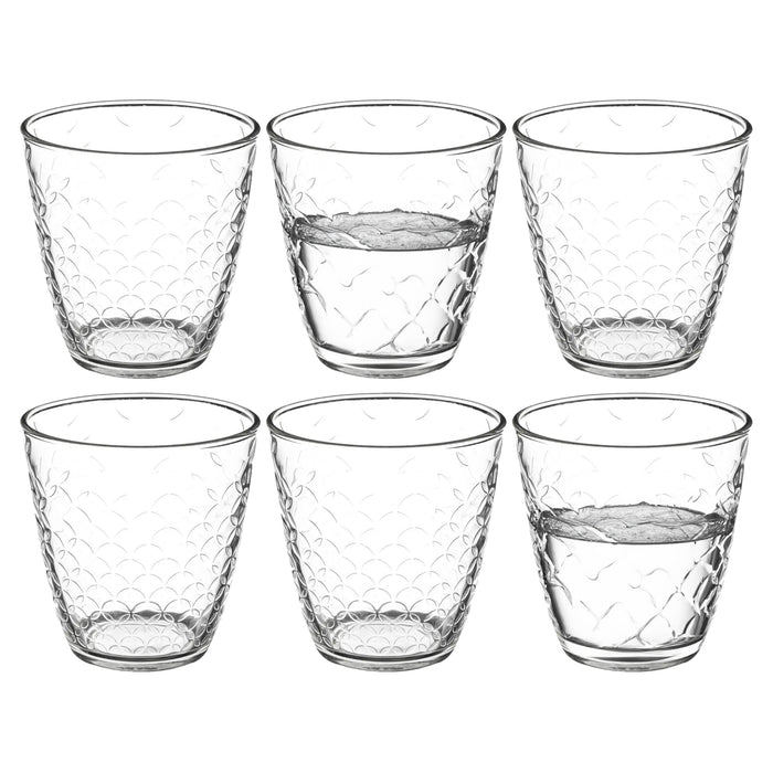 Secret de Gourmet waterglazen Rome -set 6x - 250 ml - deco glas
