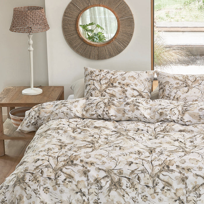 Riviera Maison Rotan Lampenkap rond schuin - RR Weave - Bruin