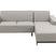 Boavista Sunbrella loungebank chaise longue - Nature Grey - 2-delig