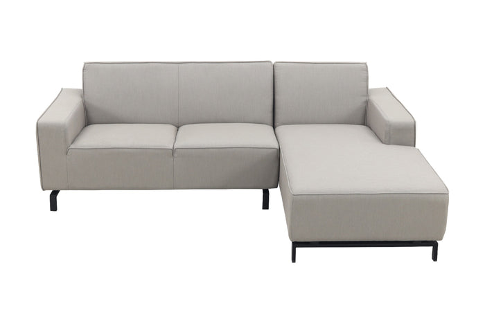 Boavista Sunbrella loungebank chaise longue - Nature Grey - 2-delig