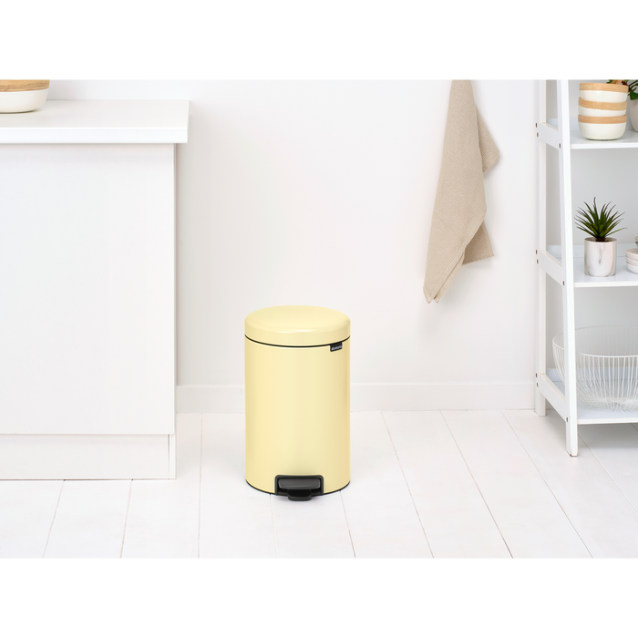 Brabantia NewIcon Pedaalemmer 12 L - Mellow Yellow