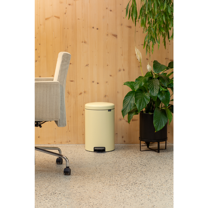Brabantia NewIcon Pedaalemmer 12 L - Mellow Yellow