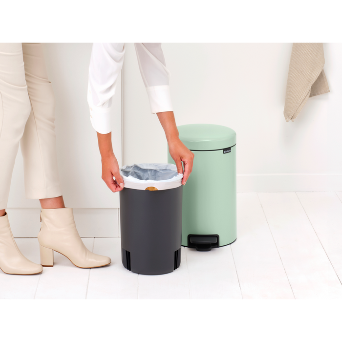 Brabantia NewIcon Pedaalemmer 12 L - Jade Green