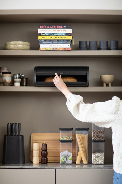 Brabantia Broodtrommel met Schuifdeksel - Confident Grey