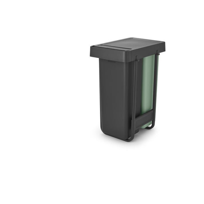 Brabantia Sort & Go Inbouw Prullenbak - 2 x 30 l