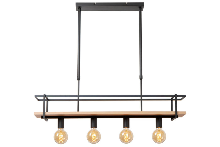 Lucide MILONGA Hanglamp - Zwart