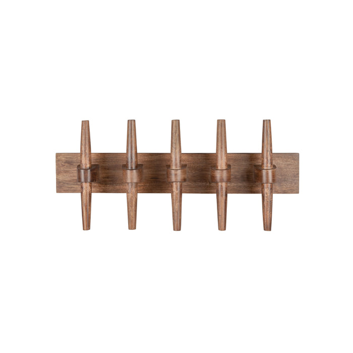 Dutchbone Jakub Kapstok| Wandkapstok Walnoot Hout Bruin