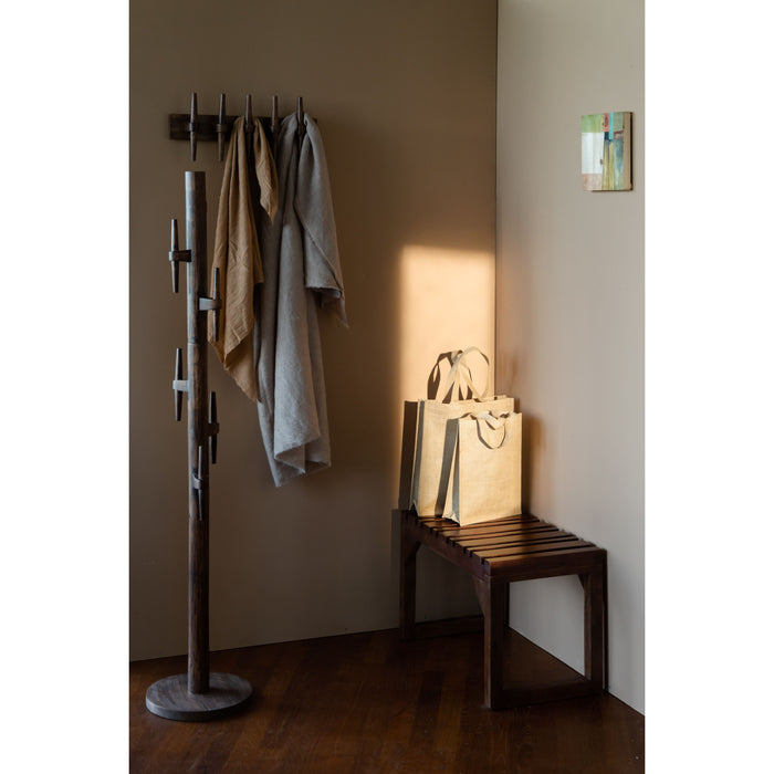 Dutchbone Jakub Kapstok Staand Hout Walnoot Bruin