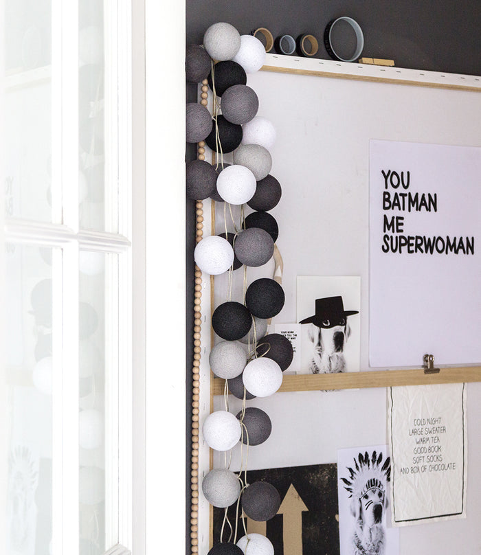 Cotton Ball Lights Regular lichtslinger grijs - Antra 35