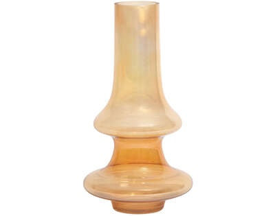 Light & Living Light&living Vaas Ø18,5x35,5 cm NIANA glas olie beige