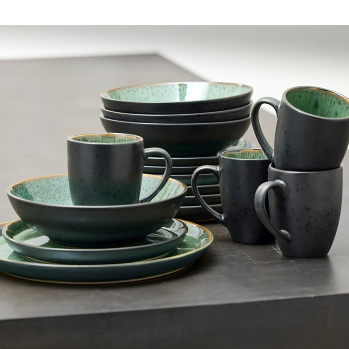 Bitz Gastro Serviesset 16-delig - Groen